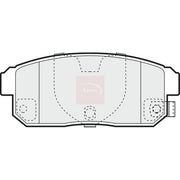 Apec Rear Brake Pad Set PAD1399