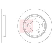 Apec 2 x Solid Rear Brake Discs DSK3381