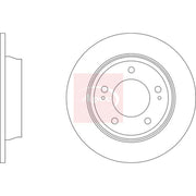 Apec 2 x Solid Rear Brake Discs DSK3381