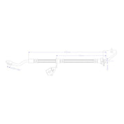 Juratek Brake Hydraulic Hose Line Front Left JBH1392L