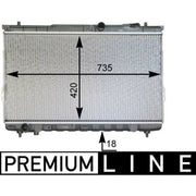 Mahle Engine Radiator CR 1299 000P