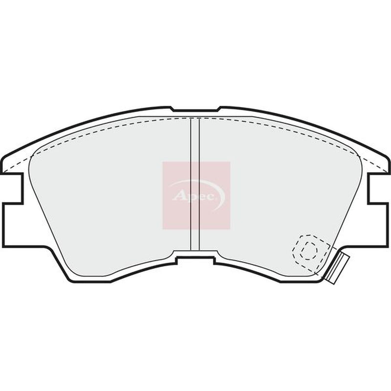 Apec Front Brake Pad Set PAD717
