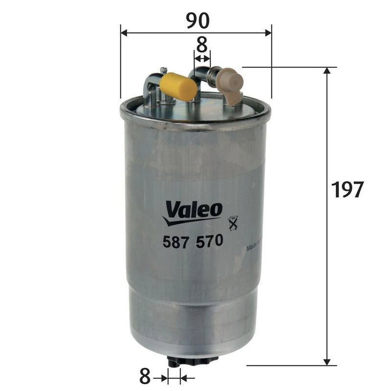 Valeo Fuel Filter Element 587570