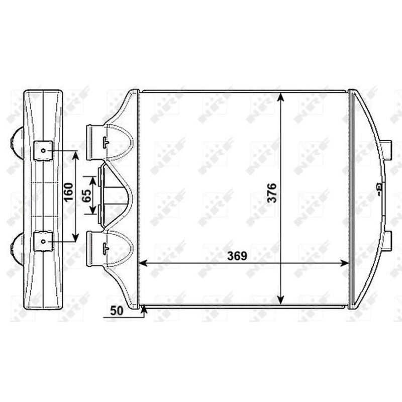 NRF Intercooler (Charge Air Cooler) 30236
