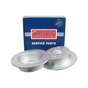 Borg & Beck 2 x Solid Rear Brake Discs BBD5452