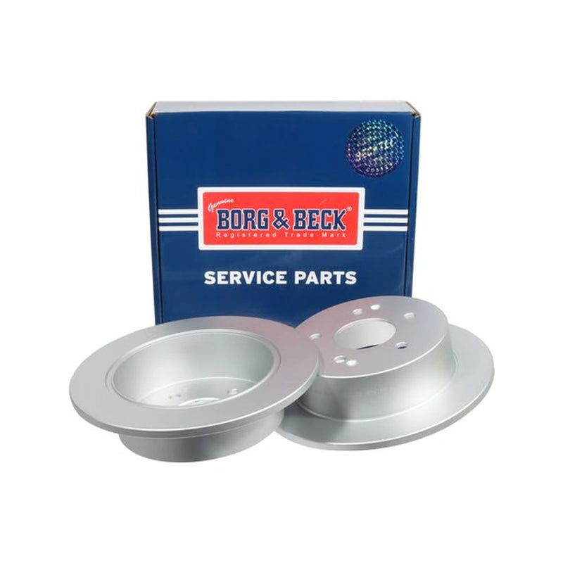 Borg & Beck 2 x Solid Rear Brake Discs BBD5452