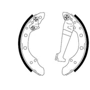 Mintex Brake Shoe Set Axle Kit MFR136