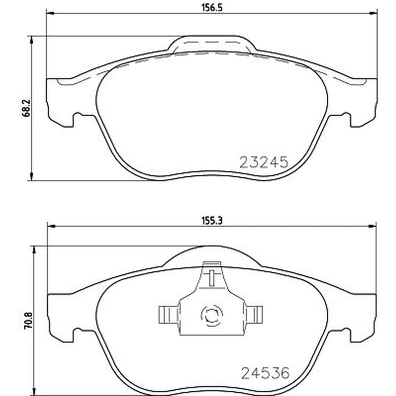 DON Front Brake Pad Set PCP1368