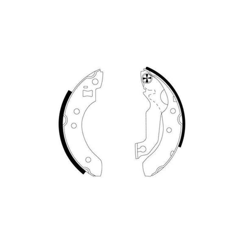 Textar Brake Shoe Set Axle Kit 91027200
