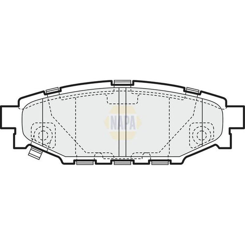 NAPA Rear Brake Pad Set NBP1706