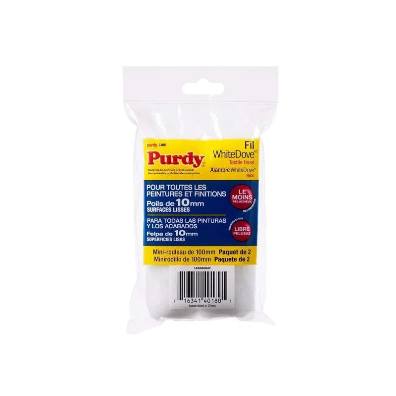 Purdy® Mini White Dove™ Sleeve 100 x 10mm (4 x 3/8in) (Pack 2) - 140606042