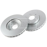 Borg & Beck 2 x Vented Front Brake Discs BBD5244