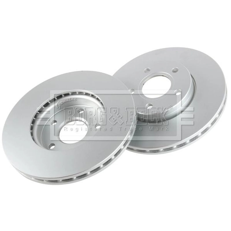 Borg & Beck 2 x Vented Front Brake Discs BBD5244