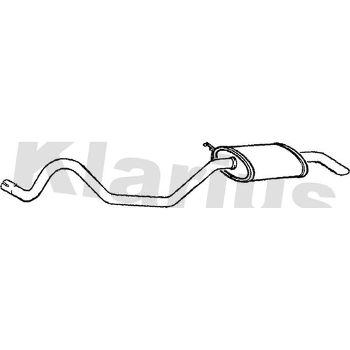 Klarius Box With Tail Pipe Rear LR169A