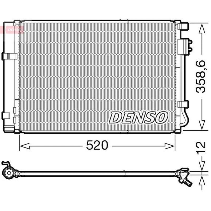 Denso Air Conditioning Condenser DCN41011