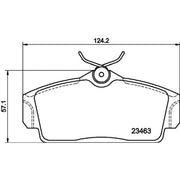 DON Front Brake Pad Set PCP1170