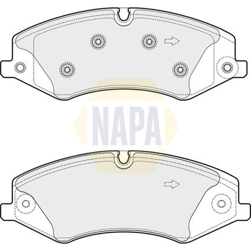 NAPA Front Brake Pad Set NBP1691