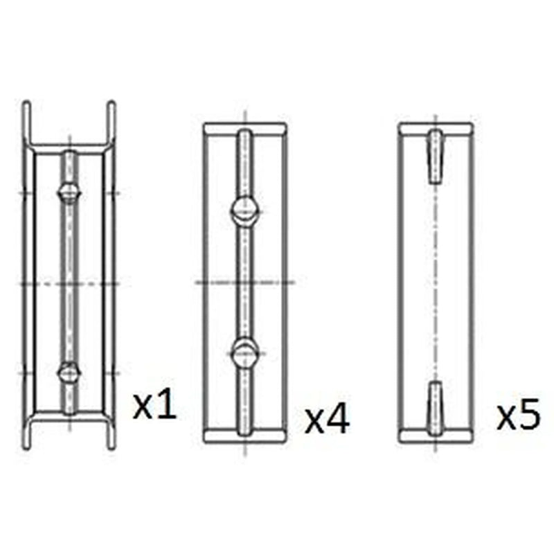 FAI Main Bearing Set 54mm BM1030-050
