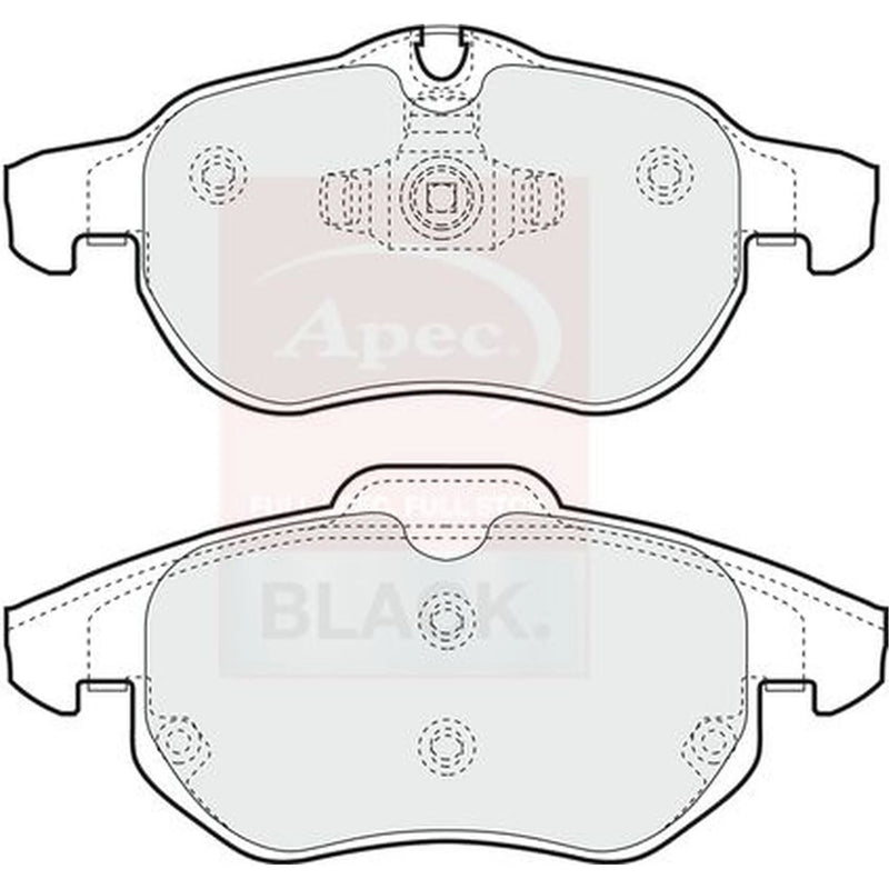 Apec Front Brake Pad Set PAD1248B