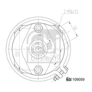 Febi Diaphragm Cylinder 109059