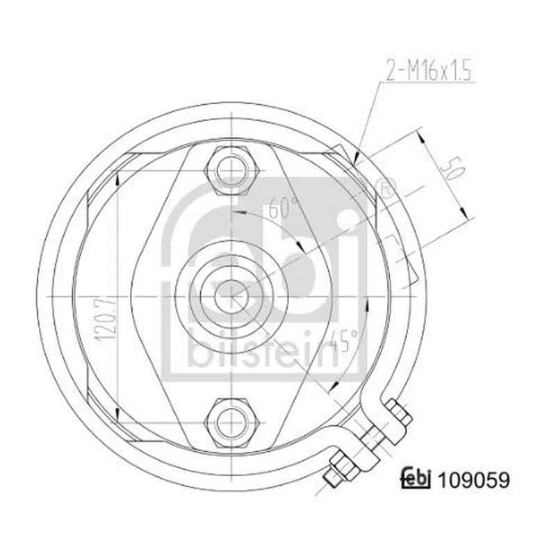 Febi Diaphragm Cylinder 109059