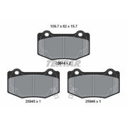 Textar Rear Brake Pad Set 2594401