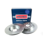 Borg & Beck 2 x Solid Rear Brake Discs BBD5562