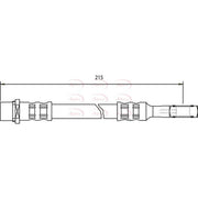 Apec Brake Hydraulic Hose Line Rear HOS3508