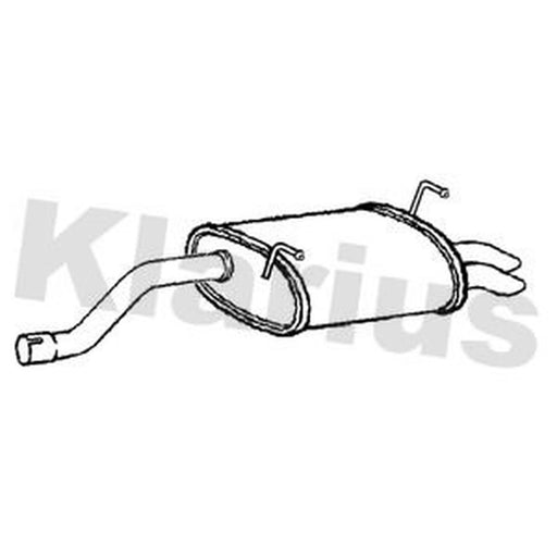 Klarius Box With Tail Pipe Rear SK136M