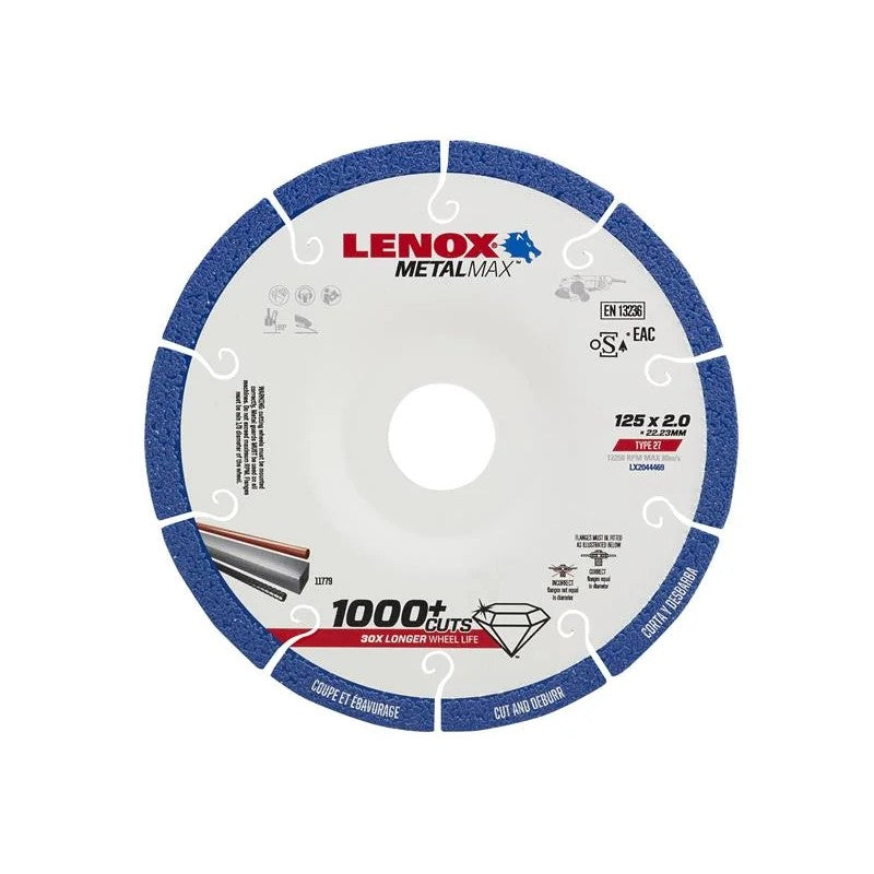 LENOX METALMAX™ Diamond Blade 125 x 2.0 x 22.23mm - LX2044469