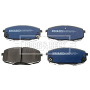 Borg & Beck 4 x Front Brake Pad Set BBP2667