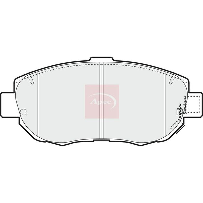 Apec Front Brake Pad Set PAD1096
