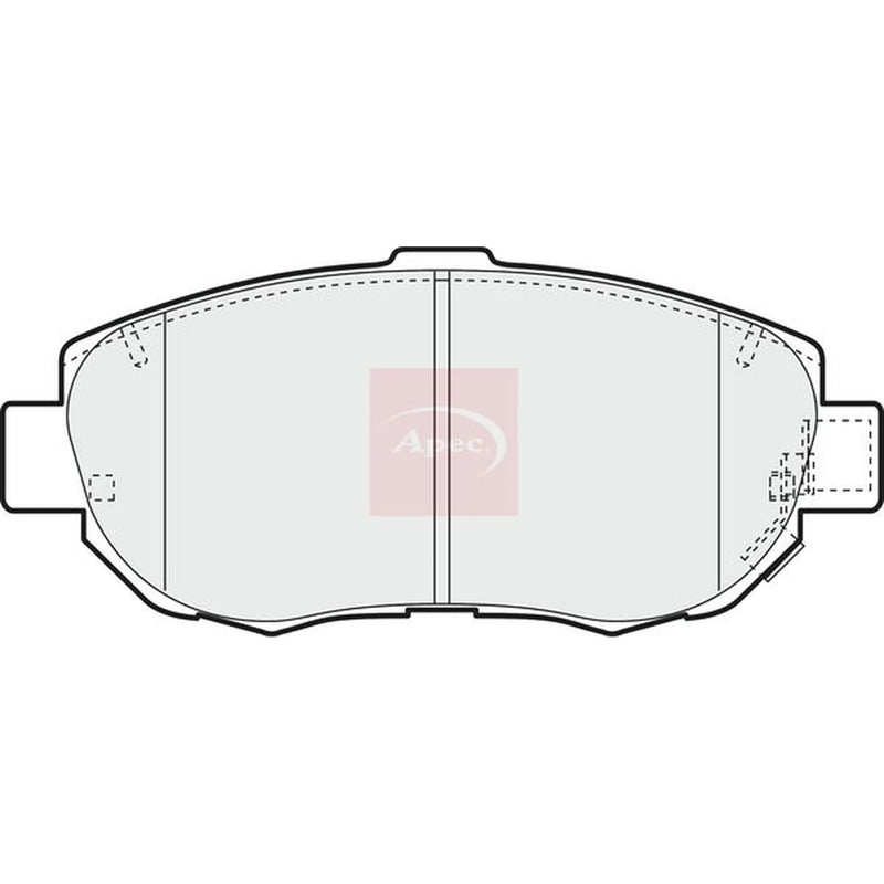 Apec Front Brake Pad Set PAD1096