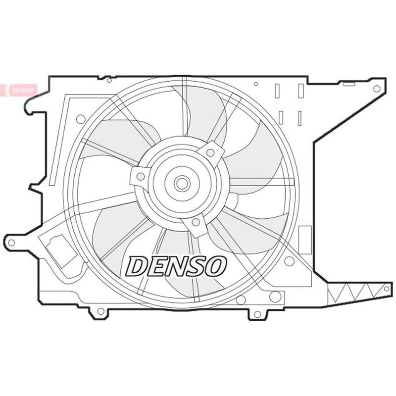 Denso Engine Cooling Fan DER37003