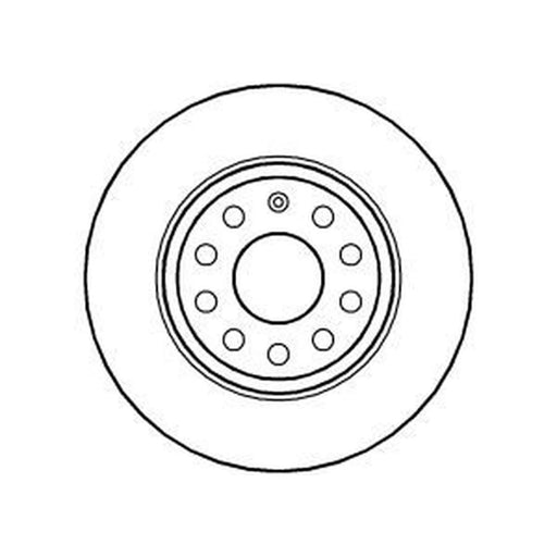 Abtex 2 x Solid Rear Brake Discs BD1332S