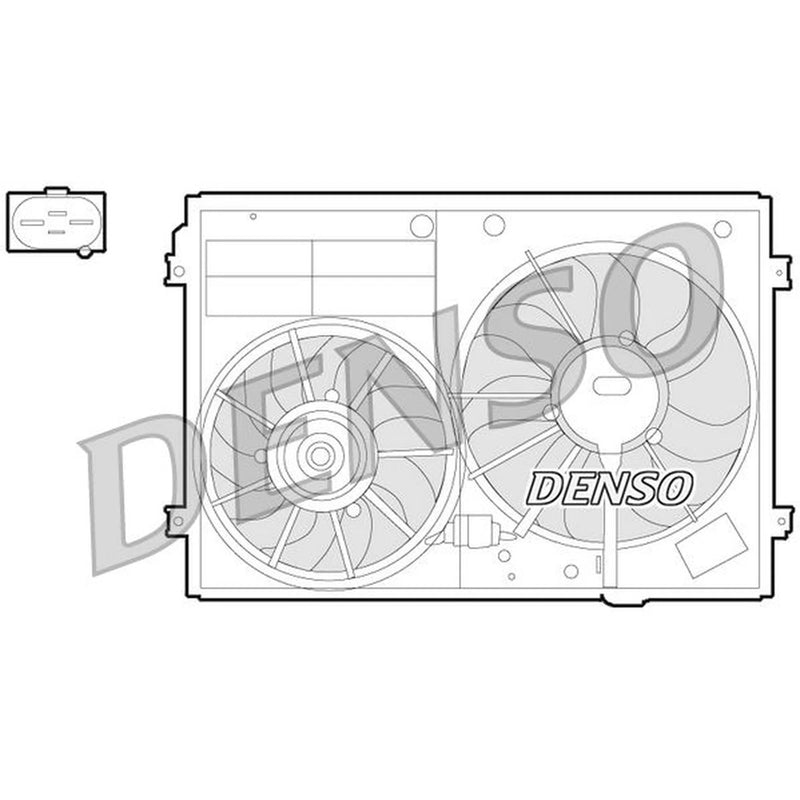 Denso Engine Cooling Fan DER32012