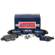 Borg & Beck 4 x Rear Brake Pad Set BBP1687