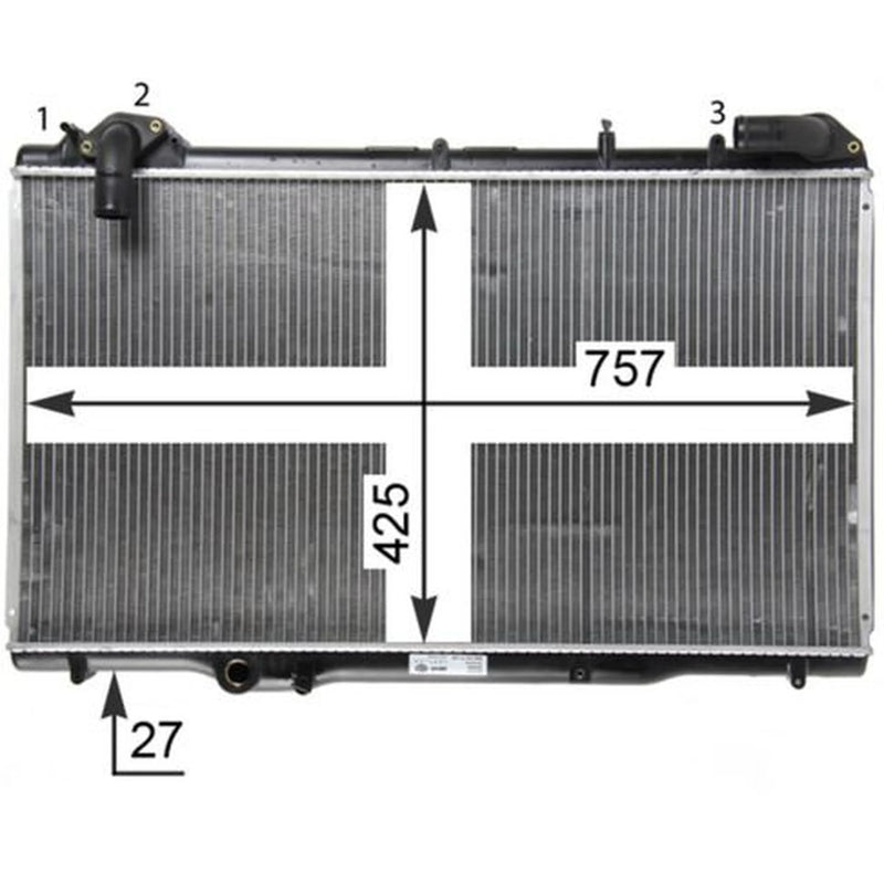 Mahle Engine Radiator CR 1503 000P