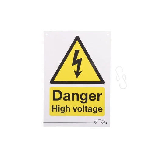Laser Tools Danger High Voltage Sign - PL