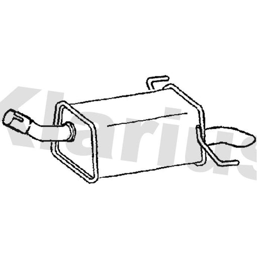 Klarius Box With Tail Pipe Rear GM515V