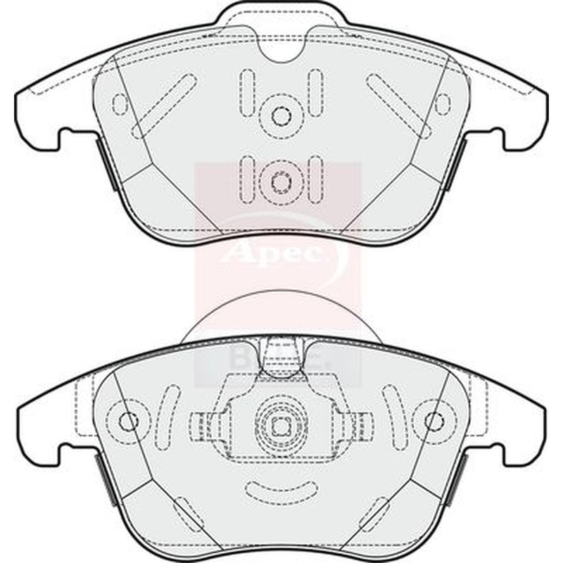 Apec Front Brake Pad Set PD3358