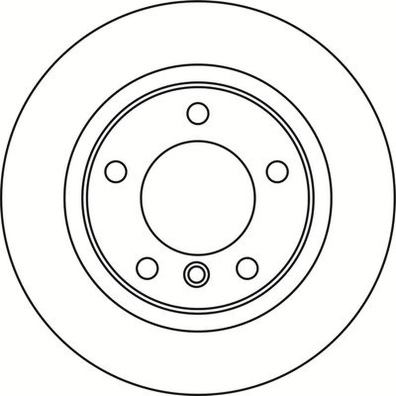 Abtex 2 x Vented Rear Brake Discs BD1854S