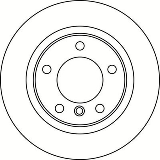 Abtex 2 x Vented Rear Brake Discs BD1854S