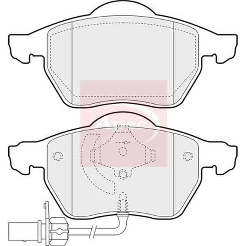 Apec Front Brake Pad Set PAD1234