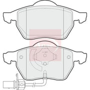 Apec Front Brake Pad Set PAD1234