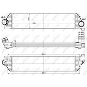 NRF Intercooler (Charge Air Cooler) 30358