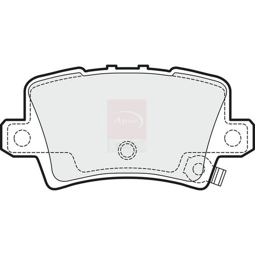 Apec Rear Brake Pad Set PD3088
