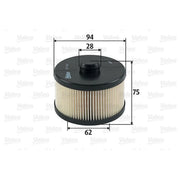 Valeo Fuel Filter Element 587929