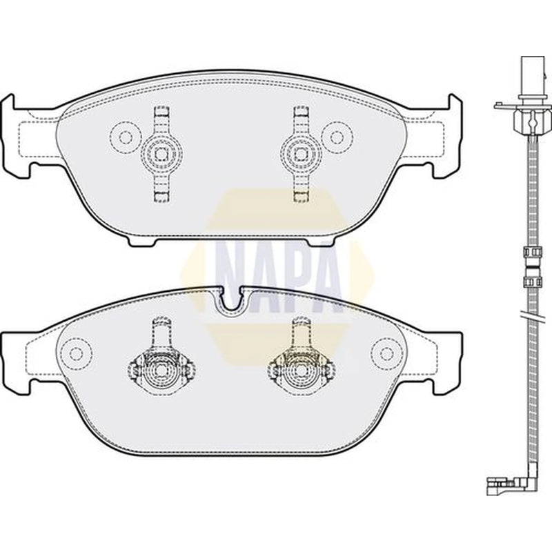 NAPA Front Brake Pad Set NBP1889