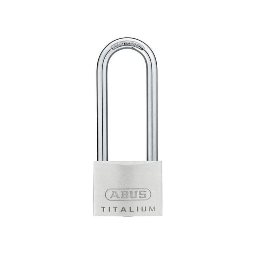 ABUS Mechanical 64TI/50mm TITALIUM™ Padlock 80mm Long Shackle - 10056208-01